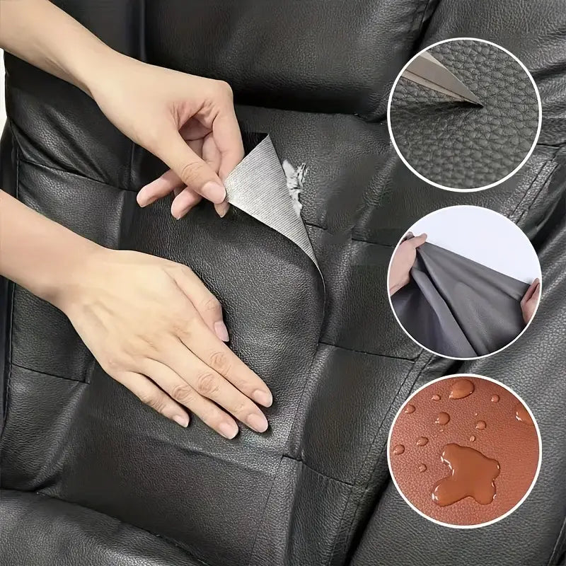 Ecocuero Adhesivo para Reparación de Sofá – Autoadhesivo Premium