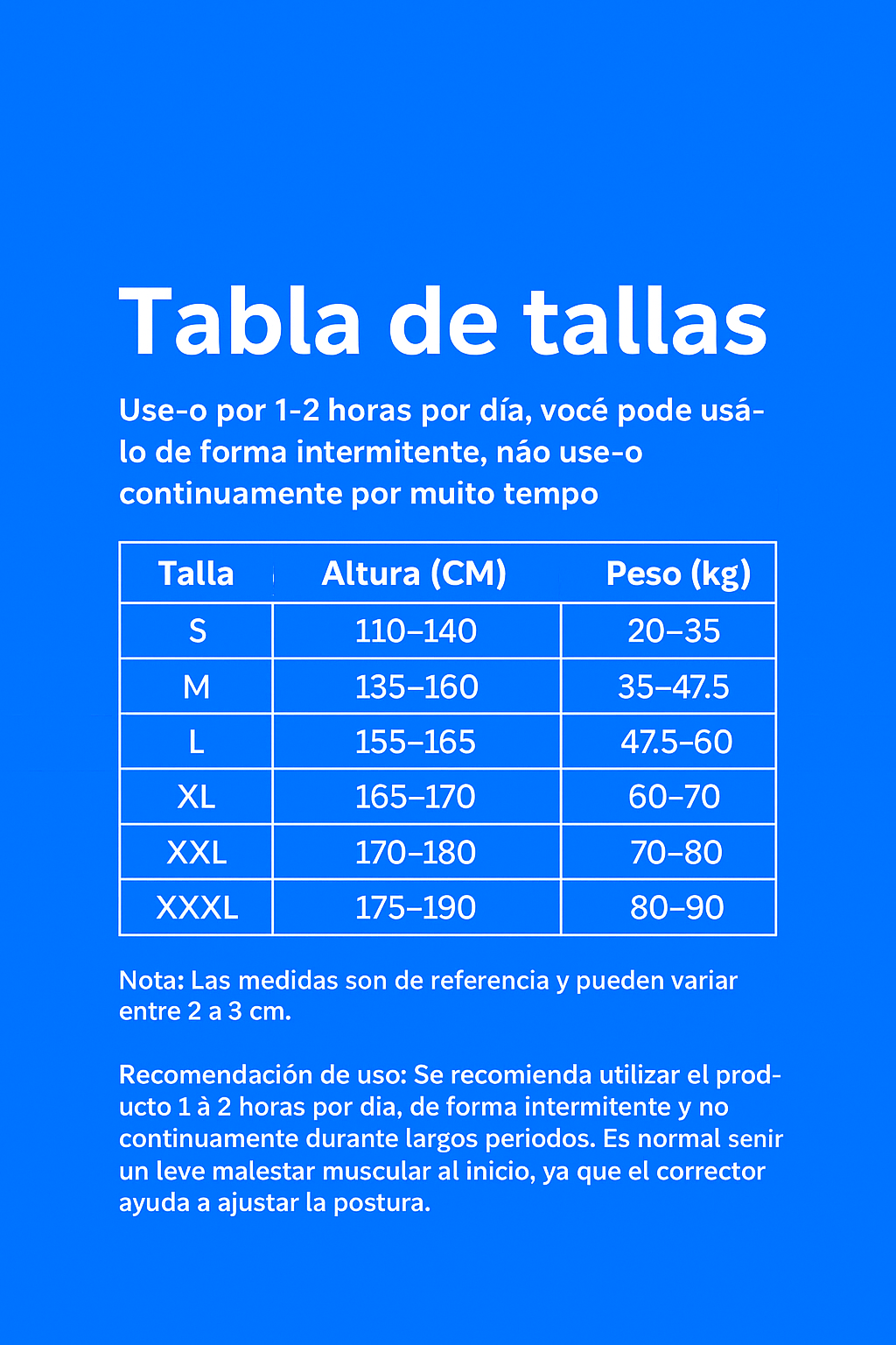 Corrector De Postura Chaleco