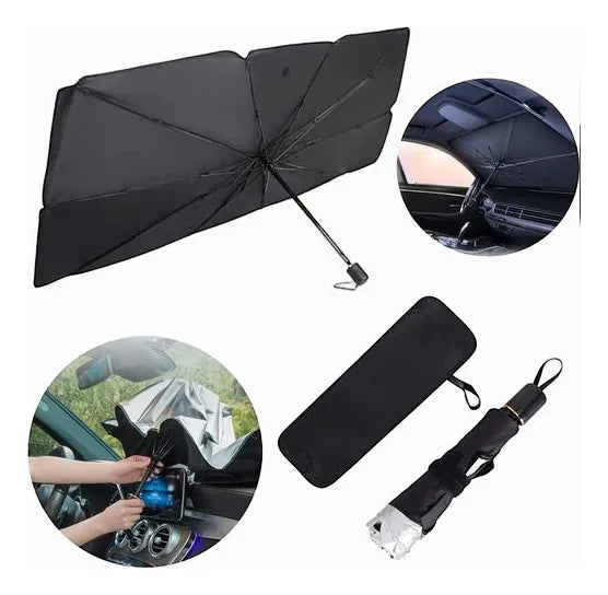 Quitasol Parasol Parabrisas Auto Tipo Sombrilla Cubre Sol