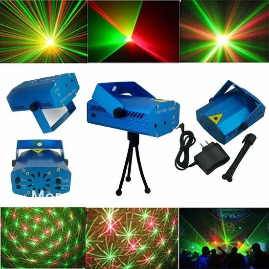 Proyector Laser Fiesta, Luces De Fiesta Ritmico Discos/w25