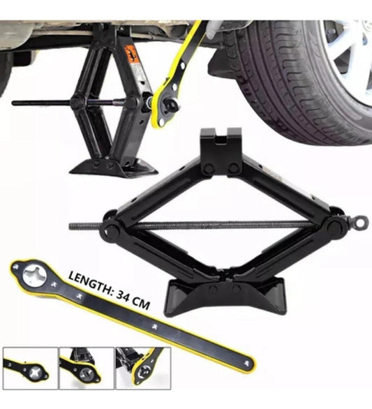 KIT LLAVE DE PALANCA CON GATO HIDRÁULICO ( 2 T) 🔧🚗